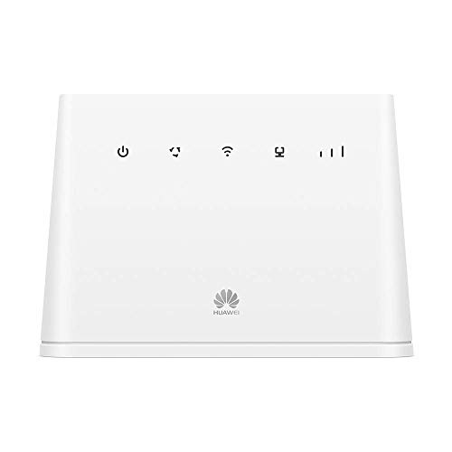 Huawei B311-221 Router 2 (Cat.4, 4G LTE bis zu 150 Mbit/s(Download), 50 Mbit/s(Upload), WiFi 300Mbps, 1x Gigabit LAN, 1x TEL) Weiß