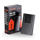 Tenda MF3 Mobiler WLAN Router für Nano-SIM-Karten, AX300 Wi-Fi 6 Tragbarer Hotspot, 2100mAh Akku, USB-C-Port, Plug&Play, WPA3, 4G-Modem, MiFi, Mini-Größe, kompatibel mit Allen europäischen SIM Karten