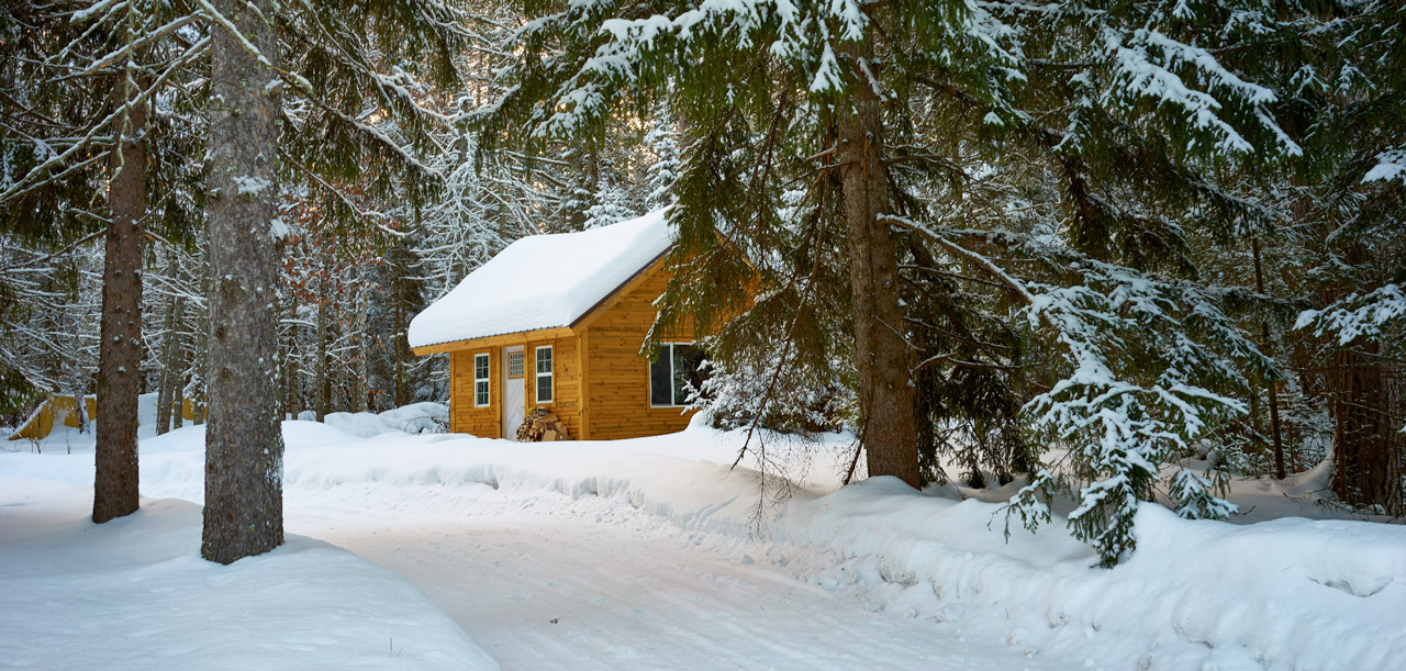 Photo by Adriaan Greyling from Pexels https://www.pexels.com/photo/brown-house-near-pine-trees-covered-with-snow-754268/